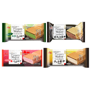 Imuraya Choco Monaka Ice Cream Carton Sale (Vanilla/Strawberry/Matcha/Choco) 18 Pieces - Yukiyama.sg