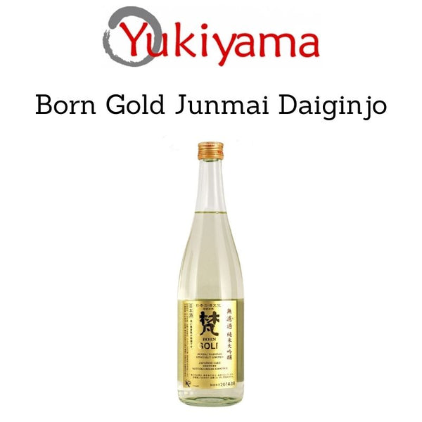 [Born] Gold Junmai Daiginjo Sake 15% (720ml) - Yukiyama.sg