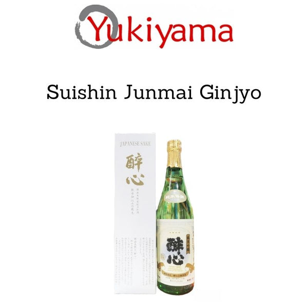 [Suishin] Junmai Ginjyo Classic Style Sake 15% (720ml) - Yukiyama.sg