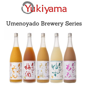 [Umenoyado] Brewery Yuzushu 8% | Umeshu 12% | Momoshu 8% | Mikanshu 7% | Mikkushu 5% (720ml) - Yukiyama.sg