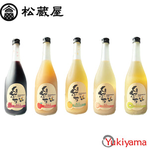 Matsukuraya Kumanbachi Fruit Liquor Kiwi/Peach/Yuzu/Grape/Apple 7% 720ml - Yukiyama.sg