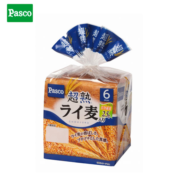 Pasco Shokupan Chojuku Rye Sliced Bread 374G - Yukiyama.sg