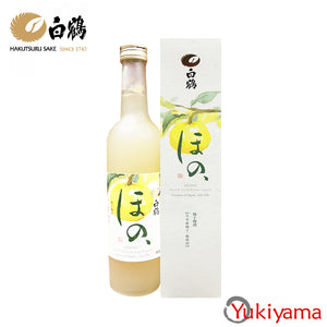 Hakutsuru Hono Yuzu Umeshu 500ml Alc 9 - Yukiyama.sg