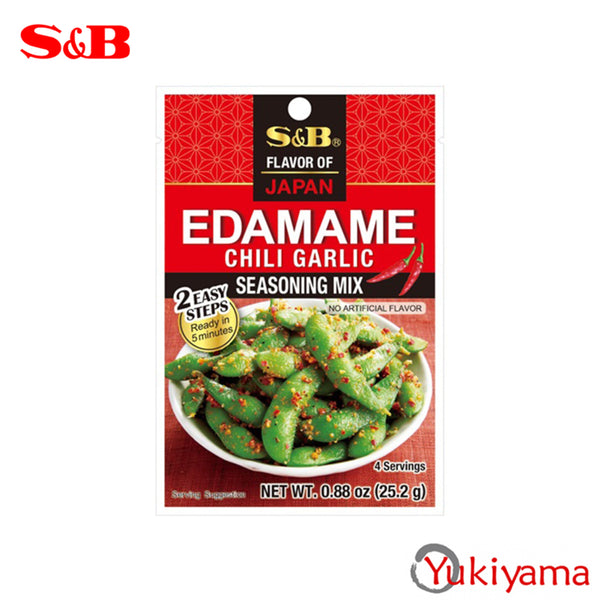 S&B Chili Garlic Edamame Seasoning Mix - Yukiyama.sg