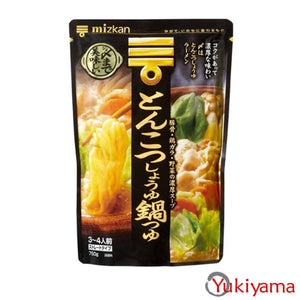 Mizkan Pork Bone Hotpot Soup Base Straight Type 750g - Yukiyama.sg