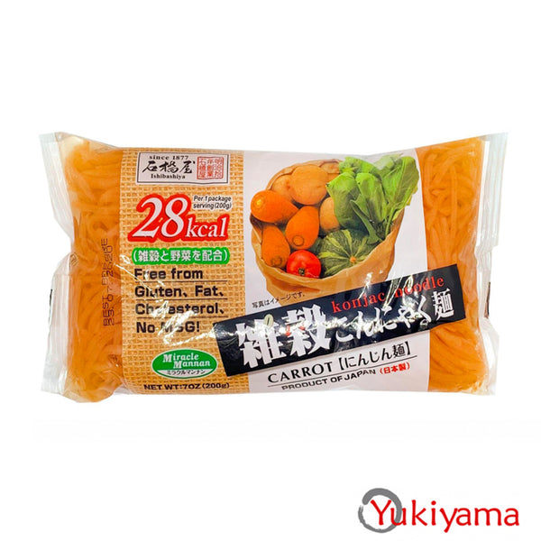 Ishibashiya Carrot Shirataki Noodle Bundle Of 5 - Yukiyama.sg