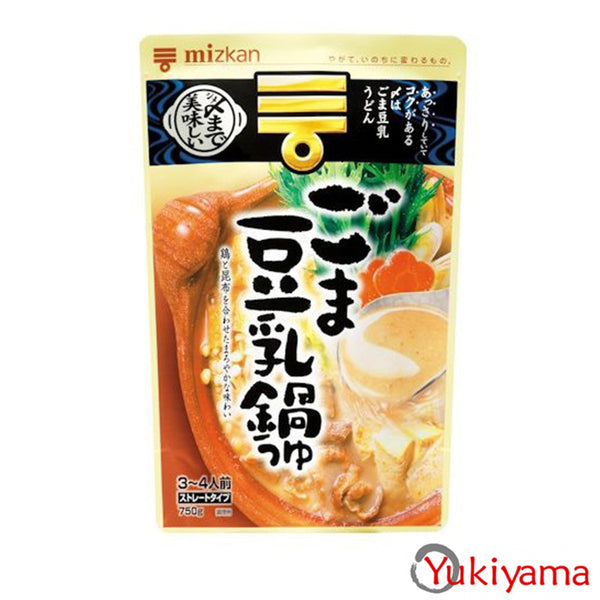 Mizkan Sesame & Soy Milk Hotpot Soup Base Straight Type 750g - Yukiyama.sg