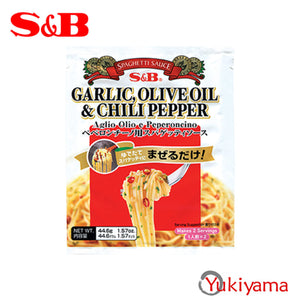 S&B Spaghetti Garlic Olive Oil Peperoncino Sauce 44.6 - Yukiyama.sg