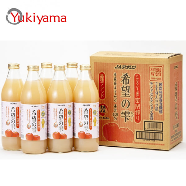 JA Aoren Kibou no Shizuku 1 Carton (6 bottle x 1L) - Yukiyama.sg