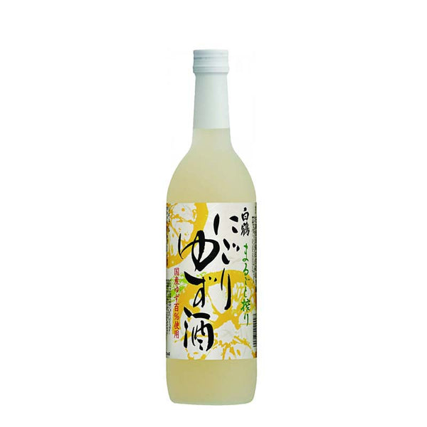 Hakutsuru Marugotoshibori Nigori Yuzushu Alc 720ml - Yukiyama.sg