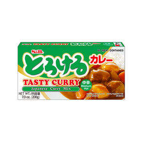 S&B Tasty Curry Mix Medium Hot 200g - Yukiyama.sg